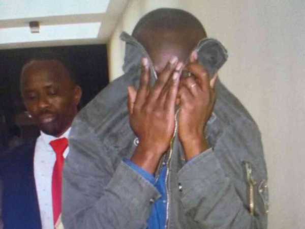 Douglas Nyakundi, who appeared at Milmani law courts, in a matter concerning the death of businessman Jacob Juma, December 1, 2016. /MONICAH MWANGI