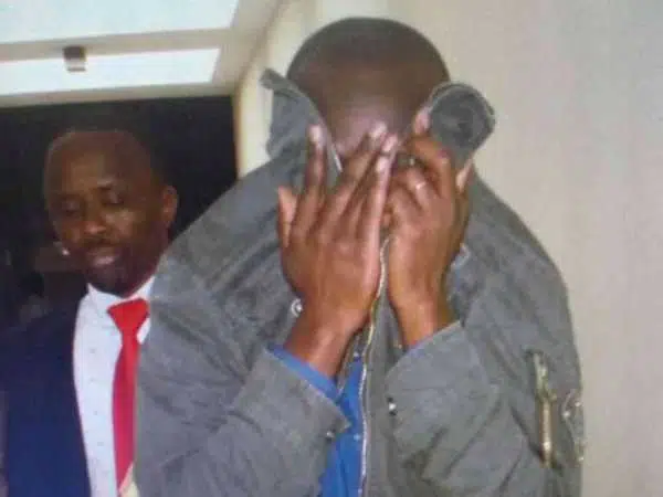 Douglas Nyakundi, who appeared at Milmani law courts, in a matter concerning the death of businessman Jacob Juma, December 1, 2016. /MONICAH MWANGI