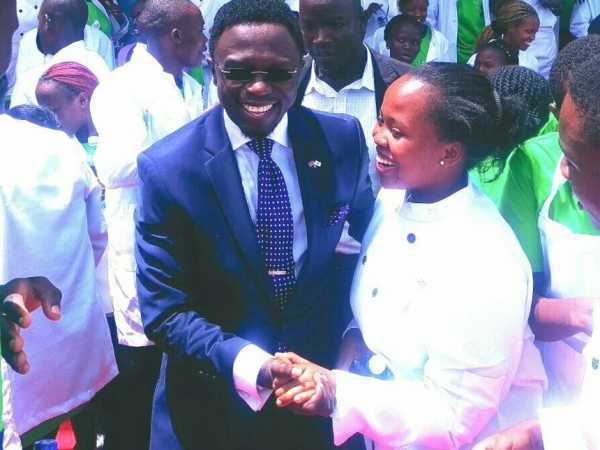 Budalang'i MP Ababu Namwamba during the launch of National Youth Service programmes in the constituency, March 21, 2017. /COURTESY