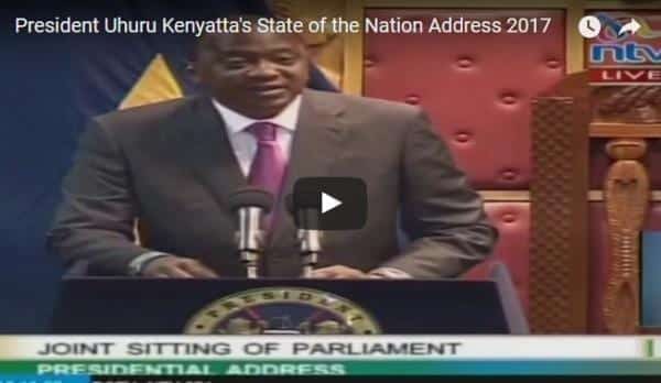 President Kenyatta Presents State-of-the-Nation Scorecard