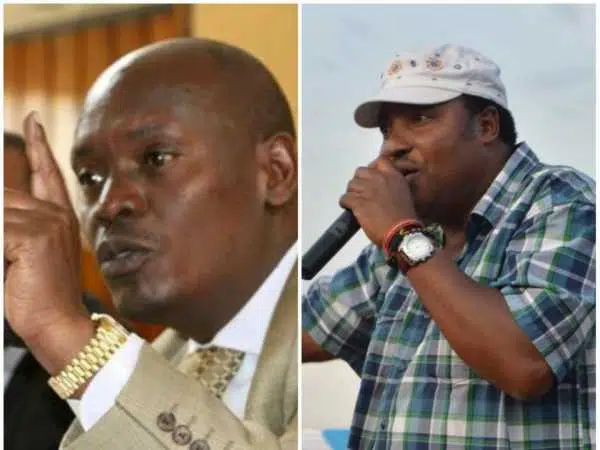 File photos of Kiambu Governor William Kabogo and Kabete MP Ferdinand Waititu.