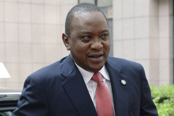PHOTO | THIERRY CHARLIER President Uhuru Kenyatta arrives for the 4th EU-Africa summit on April 2, 2014 at the EU Headquarters in Brussels. ICC prosecutor Fatou Bensouda is demanding extensive details of properties and financial records relating to President Kenyatta.