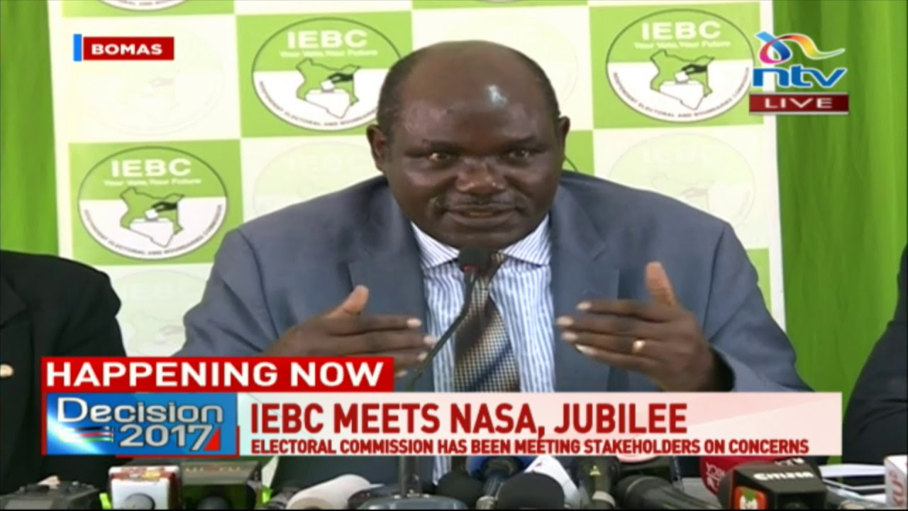 Hope as Jubilee Party, NASA leader Raila Odinga meet IEBC over stalemate