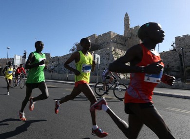 Ronald Kimeli Kurgat Wins Jerusalem Marathon in Record Time