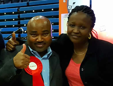 Another Kenyan Timothy Makofu elected councilor in Swindon UK