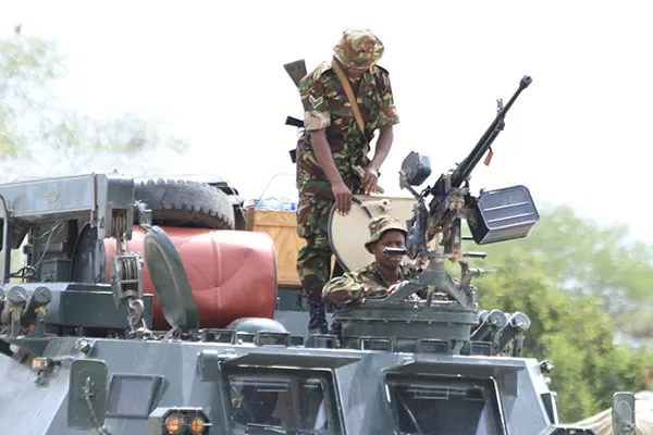 Kenya Defence Forces in Somalia. The president