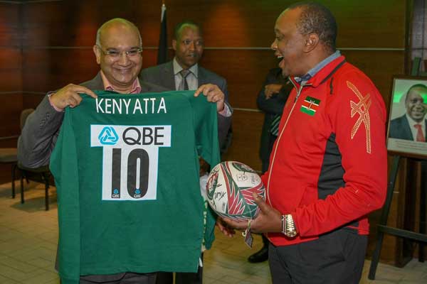 Uhuru meets UK MP in London, gives him Jersey