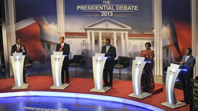 Photo of Sh100 Million Presidential Debate Stage and Podiums