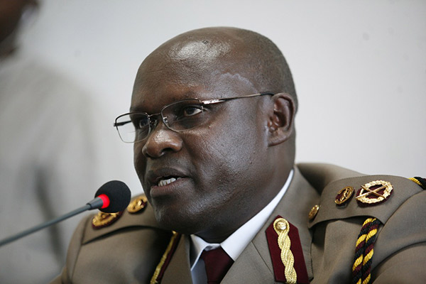 Deputy Commandant Administration Police Laibuta Eusebius appears before the Police Vetting Board at the Skypark building in Nairobi on January 11,2014. PHOTO/EVANS HABIL