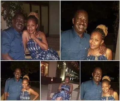 Lady posing with Raila in Zanzibar responds to Kenyans who insulted her