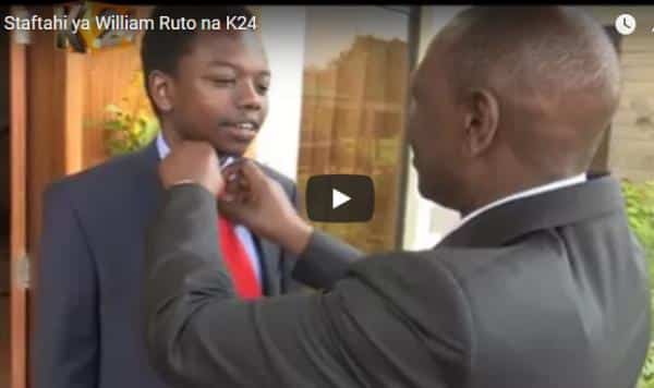 VIDEO: REVEALED, WHAT RUTO WAS DOING BEFORE LEAVING FOR INAUGURATION