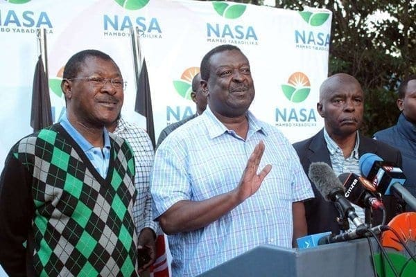 Swallowing Pride: Mudavadi, Wetang'ula in surprise show at BBI rally-VIDEO