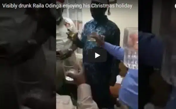 Uproar over leaked video of Raila Odinga on Christmas Day