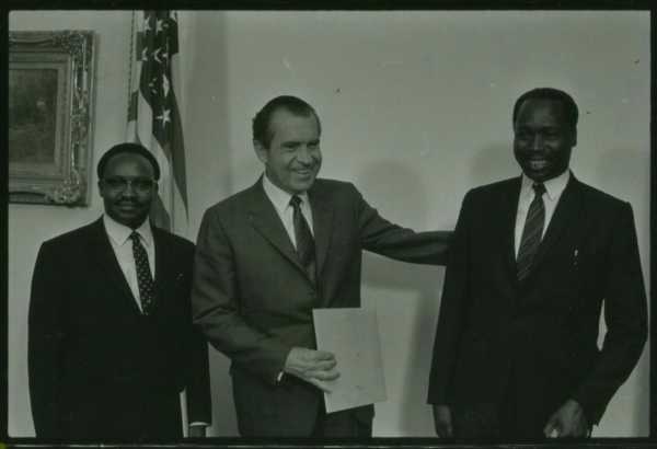 Photos Of Kenya's VP Arap Moi At The White House in 1969