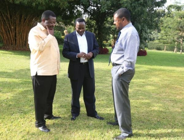 Mudavadi & Kalonzo will only accommodate Raila if he plays second fiddle