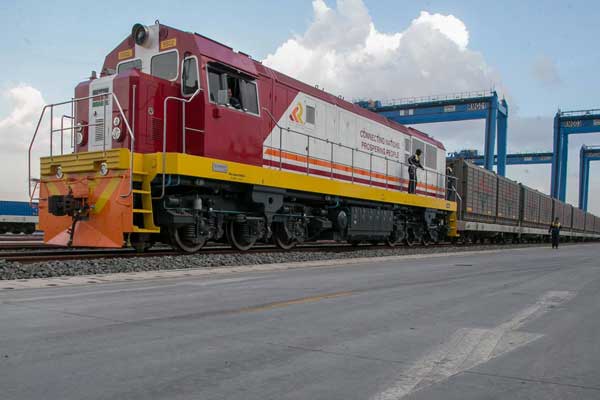First SGR cargo train arrives in Nairobi