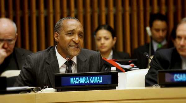Ambassador Macharia Kamau,