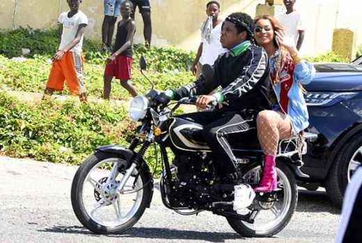 Beyonce and Jay Z spotted riding a boda boda, social media erupts