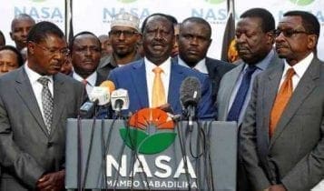 NASA: We asked Raila to explain himself on his Friday deal with Uhuru