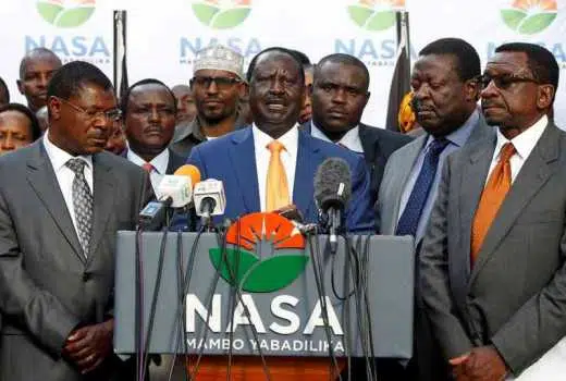 NASA: We asked Raila to explain himself on his Friday deal with Uhuru