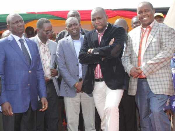 Drama as Moses Kuria, Jubilee MPs clash in front of DP Ruto