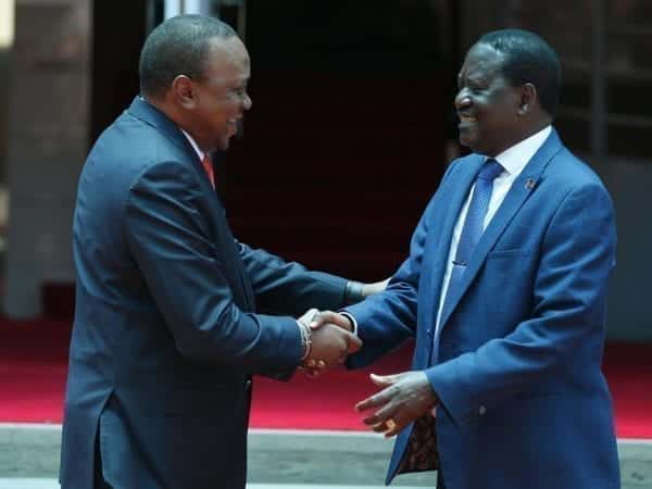 Uhuru Kenyatta face-to-face with Raila Odinga over talks