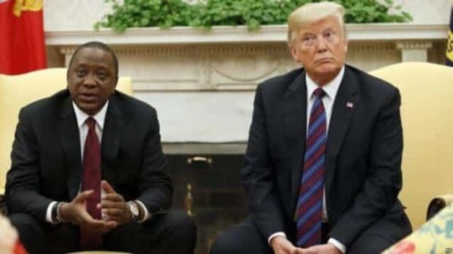 US President Donald Trump reaches out to Uhuru