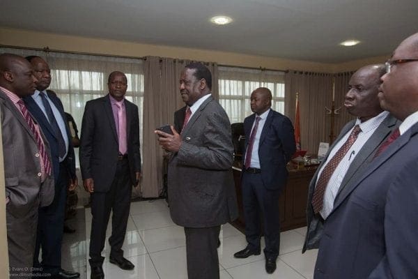PHOTOS: Raila’s high level meeting in readiness of Uhuru’s Nyanza visit