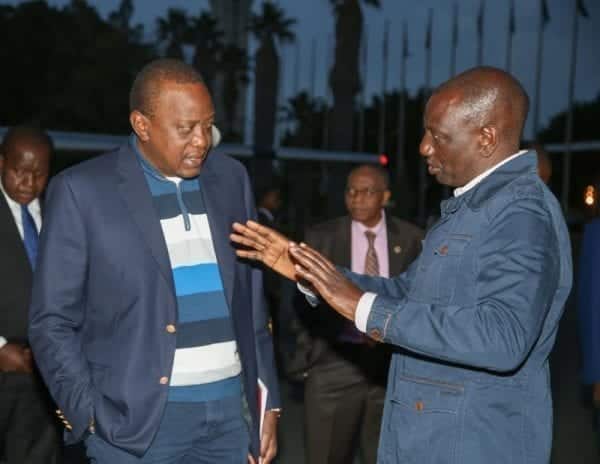 President Uhuru and DP William Ruto hold a crisis meeting