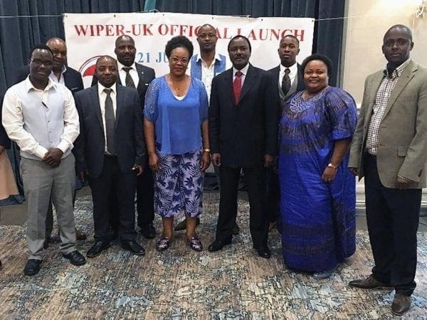 Photos: Vice President Kalonzo Musyoka meets Kenyans in London.