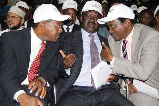 Kalonzo vows to reconcile Raila & Wetangalu