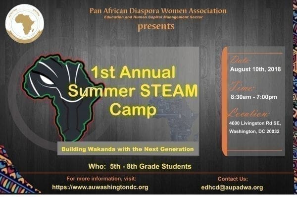 Pan African Diaspora Women’s Summer Camp in DC