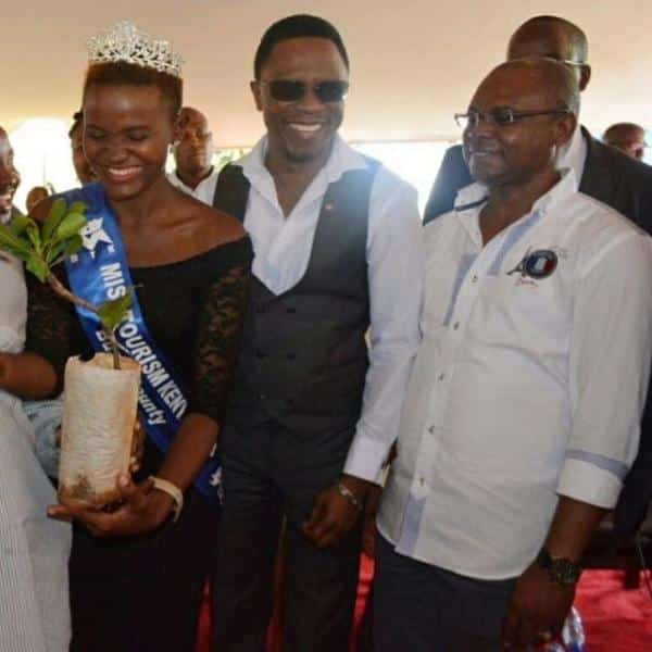 Ababu Namwamba and beauty queen proud parents of baby boy