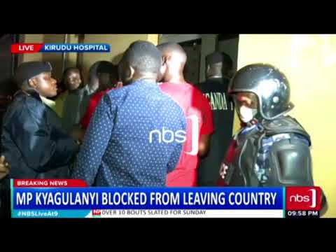 VIDEO: Bobi Wine, Francis Zaake in Entebbe airport drama