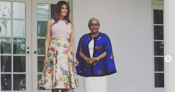 Melania Trump’s message after meeting First Lady Margaret Kenyatta