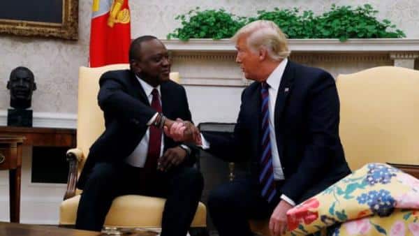 Pictures/Video: President Uhuru meets Donald Trump at White House