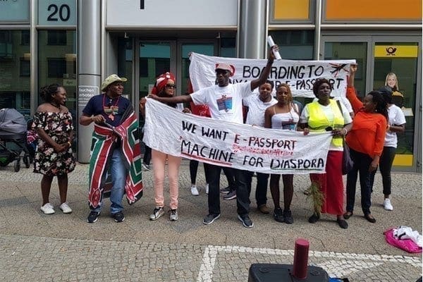 Kenyans in Berlin protest over poor services at embassy