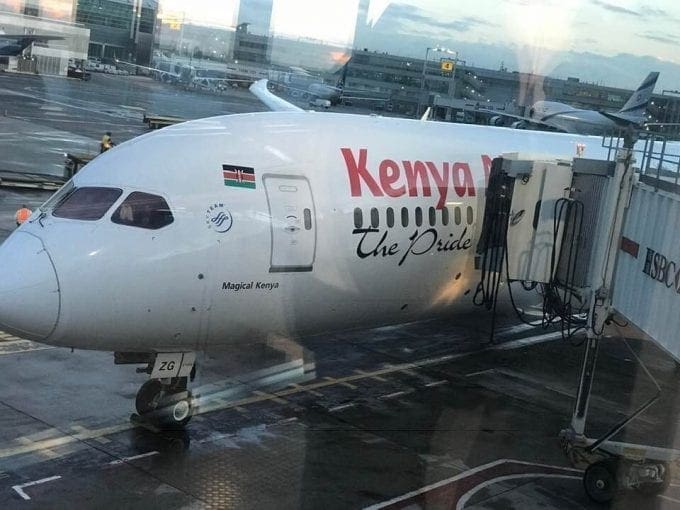 PHOTOS/VIDEO: Kenya Airways' maiden flight lands in New York