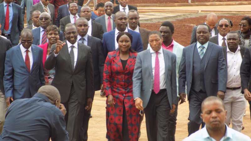 DP Ruto lauds Embu MPs for not walking out on him 