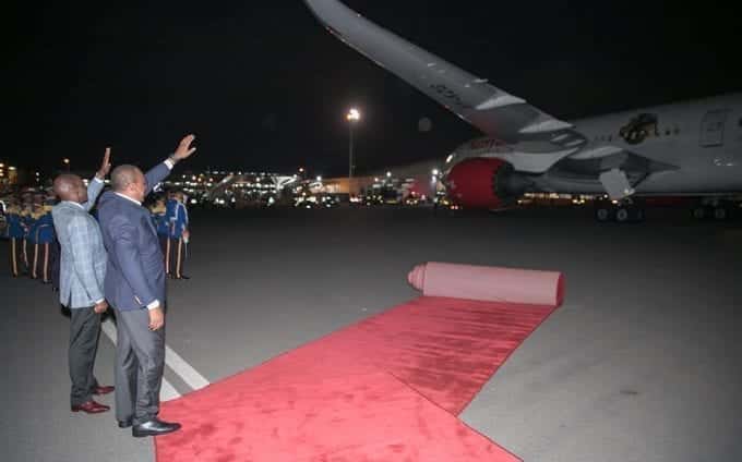 PHOTOS: History made as KQ starts direct flights to US