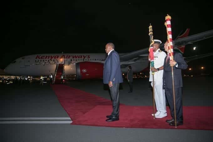 PHOTOS: History made as KQ starts direct flights to US