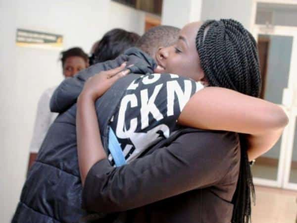 Love in the dock: Maribe, Jowie passionately hug during case mention