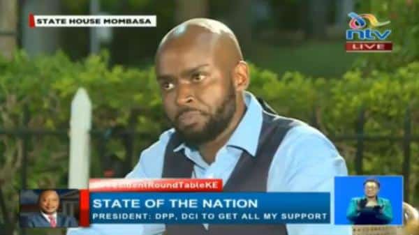 Mark Masai trending after spar with Uhuru in State House interview