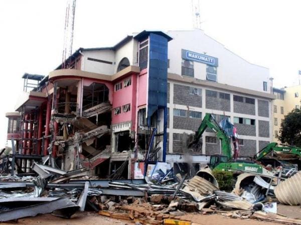 Video: Kenyans Outrage as houses demolished in Syokimau