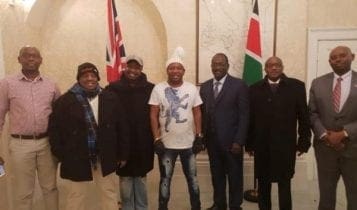 Sonko visits Kenyan High commission London in faded jeans & T-Shirt