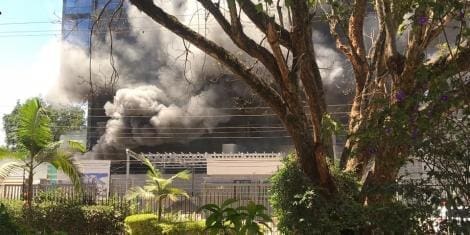 Fire in Westlands