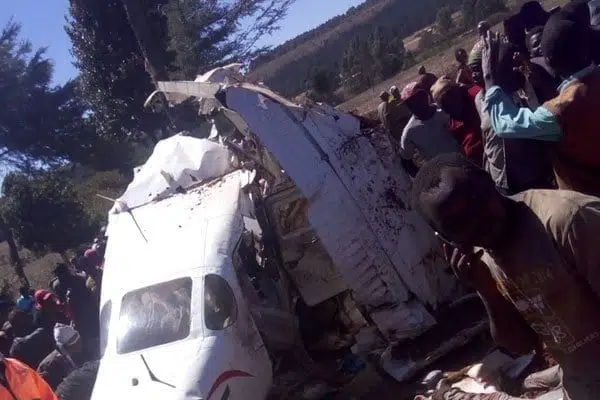 Breaking News: 5 killed as plane crashes in Kericho - PHOTOS. 