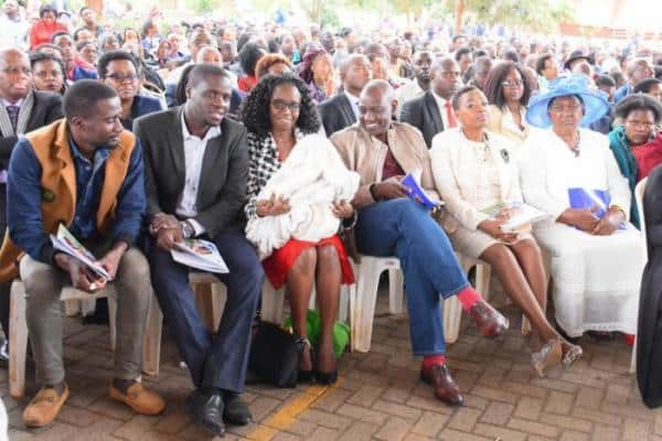 DP Ruto attends Daughter's Graduation,reject seat at high table