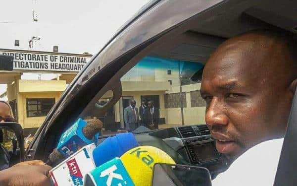 Kipchumba Murkomen calls DPP's Dam scandal charges a charade