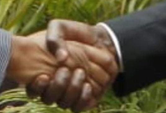 Weird Kenyan handshake that injured Americans in Washington DC